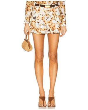 Karina Grimaldi Mona Print Shorts - White