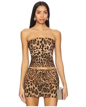 CULTNAKED Killa Bandeau Top - Brown