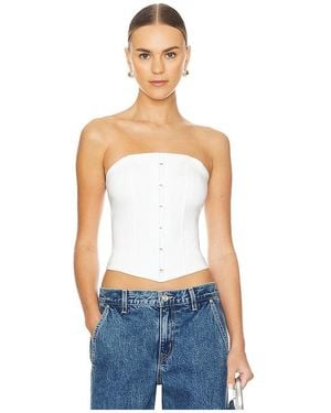 superdown Jordyn Corset Top - White