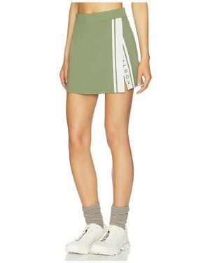 Malbon Minifalda Baseline En Color Verde Oliva Talla (También En Xs, S, Xl)