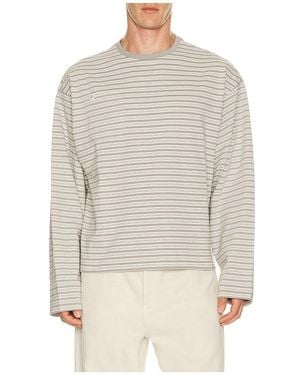 DRMERS CLUB Striped Long Sleeve Tee - Natural