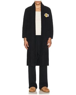 Barefoot Dreams X Nba Los Angeles Lakers Cozychic Robe - Black