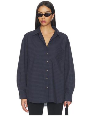 superdown Kendy Button Up Top - Blue
