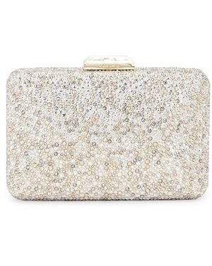 OLGA BERG Shira Hotfix Clutch - Natural