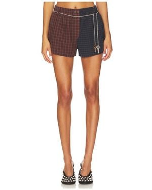 Alexander Wang Mid-Rise Boxer Short En ,Rust Talla (También En 2, 4, 6, 8) - Azul