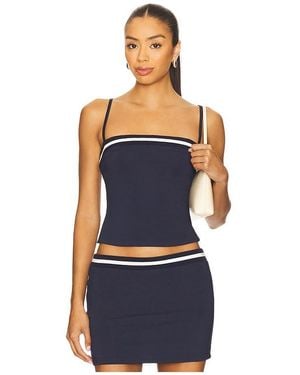 SNDY'S X Revolve Varsity Top - Blue