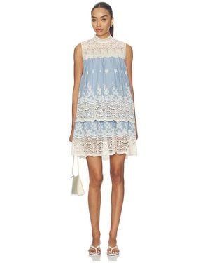 Curaae by Elliatt Estella Mini Dress - Blue