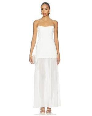 Amanda Uprichard Christy Maxi Dress - White