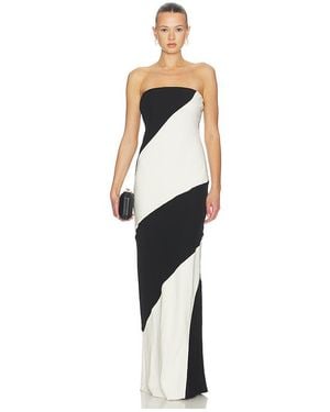 Entire studios Vestido Margin Tube En Color Negro, Blanco Talla (También En Xxs, Xs, S, M) - Multicolor