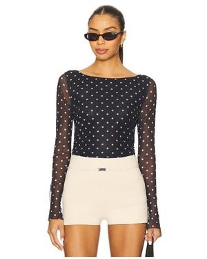 MAJORELLE Lena Top - Black