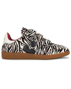 Isabel Marant SNEAKERS BETH en Black & White - Multicolore