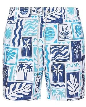 Vintage Summer Shorts - Blau