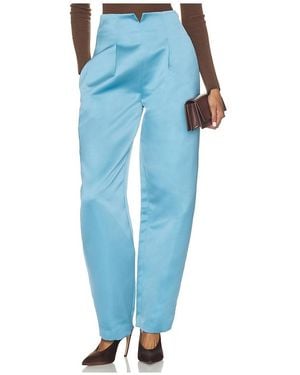 Ulla Johnson Edlyn Satin Pant - Blue
