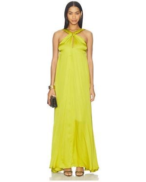 Essentiel Antwerp Jaycee Halterneck Maxi Dress - Yellow