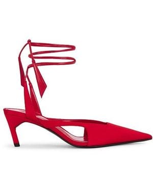 The Attico Diane 55Mm Slingback Heel - Red