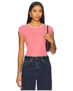 Cotton Citizen Marbella キャップスリーブTシャツ - ブルー