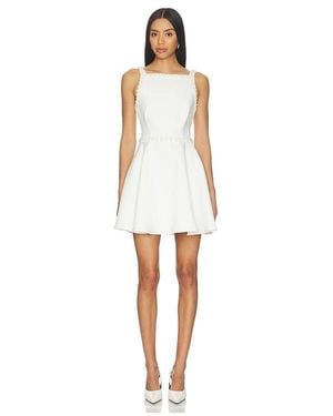 Elliatt Stella A Line Mini Dress - White