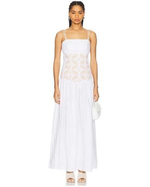Silvia Tcherassi Kleid Pilar - Weiß