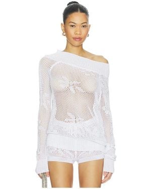 SNDY'S Terra Knit Top - White