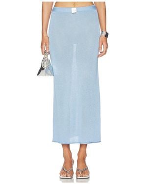 La Porte Sonya Knit Skirt - Blue