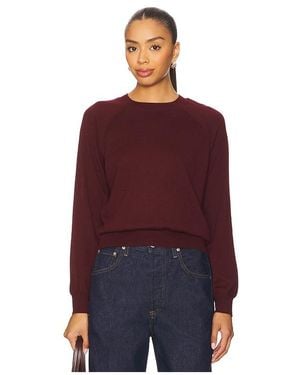 SPRWMN Long Sleeve Raglan Jumper - Red