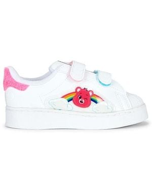adidas Originals Toddler Care Bears Superstar Led Lights Trainer - White