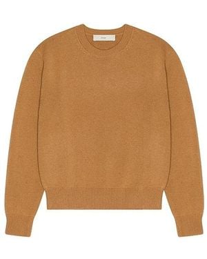 DUNST Cashmere Crew Neck Sweater - Natural