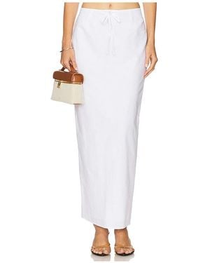 SNDY'S Kelley Maxi Skirt - White