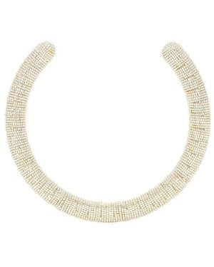 Susana Vega Corale ステートメントネックレス - ホワイト
