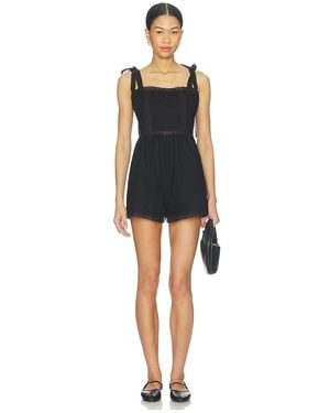 Faithfull the Brand Emilia Playsuit - Black