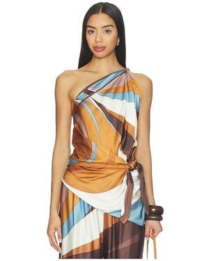 Faithfull the Brand Sotto Knot Top - Multicolour