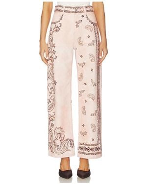 ALÉMAIS Akia Straight Leg Denim Jean - Pink