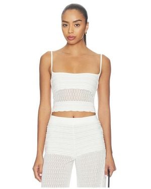 retroféte Lesli Top - White