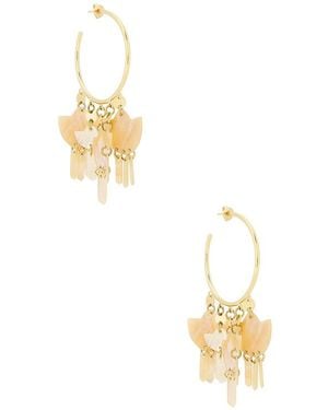 Isabel Marant Yue Large Hoop Earrings - White