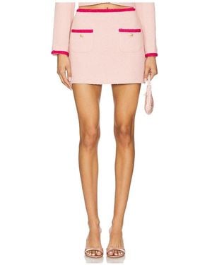 Amanda Uprichard Windsor Skirt - Pink