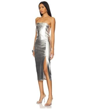 Alice + Olivia Kelly Midi Dress - White