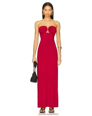 Amanda Uprichard Maxikleid Saladana - Rot