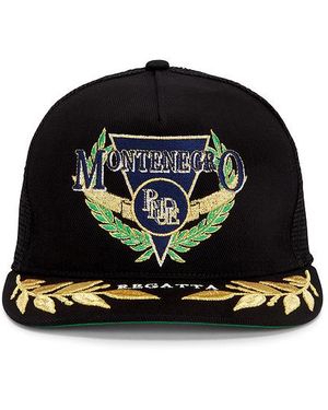 Rhude Montenegro Regatta Trucker Hat - Black