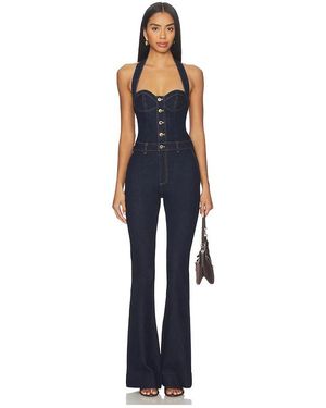 retroféte Irma Jumpsuit - Blue