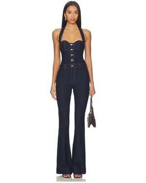 retroféte Irma Jumpsuit - Blue