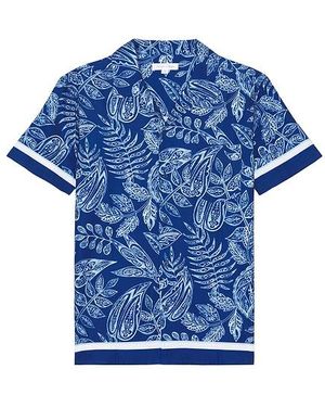 Vintage Summer Hemd - Blau