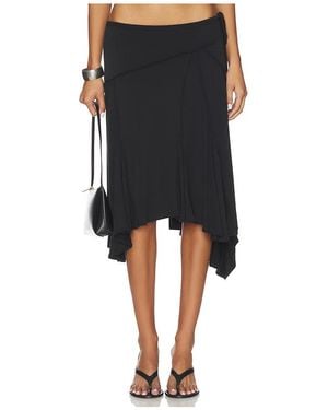 With Jean Sharni Skirt - Black