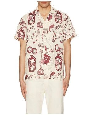Oas Cantina Cuba Linen Shirt - White