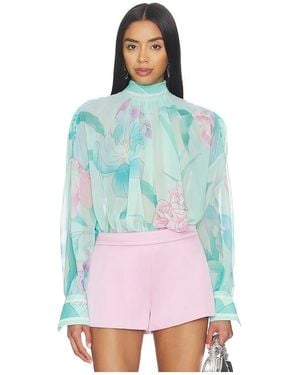 retroféte Olympia Top - Multicolor
