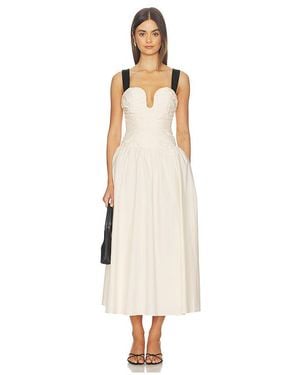 LPA Leisl Midi Dress - White