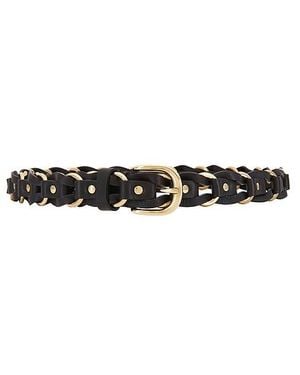 Madewell Woven Metal Belt - Black