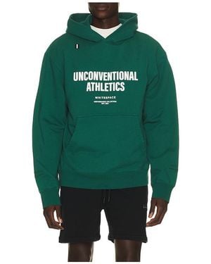 White/space Unconventional Athletics Hoodie - Green