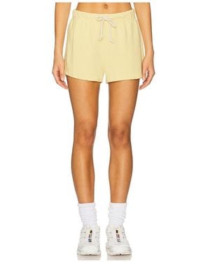 PERFECTWHITETEE French Terry Sweat Shorts - Yellow