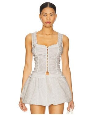 MORE TO COME Stefie Top - White