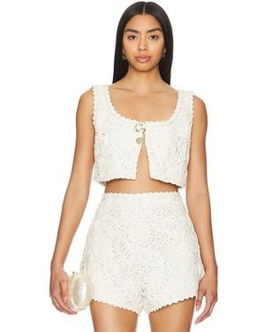 AMUR Crop-Top Aella - Weiß